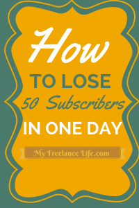 lose email subscribers