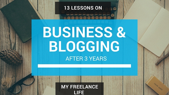 blogging and business lessons